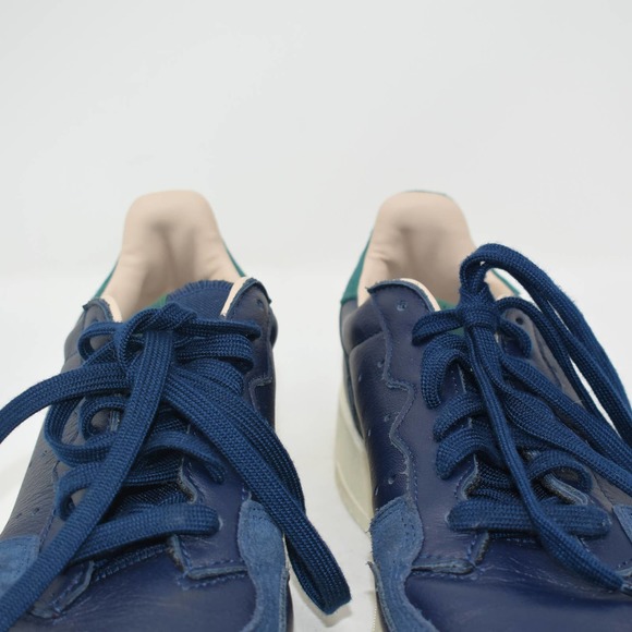 Adidas Supercourt Men's Sneakers Collegiate Navy Green EF9206 EUC Size 7 - Picture 4 of 11